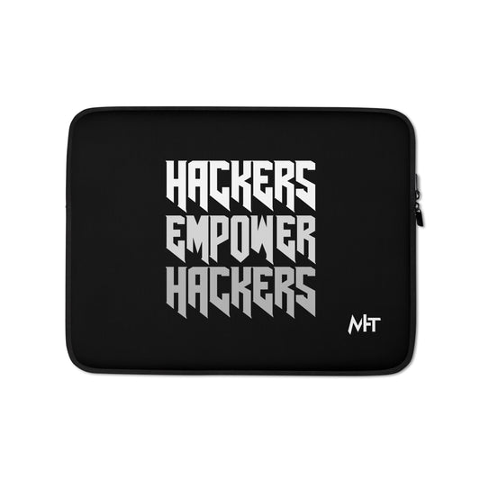 Hackers Empower Hackers V4 - Laptop Sleeve by DarkByteGear