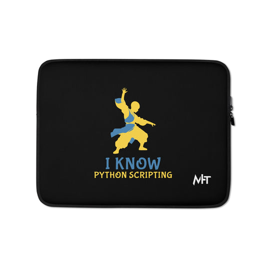 I Know Python Scripting - Laptop Sleeve by DarkByteGear