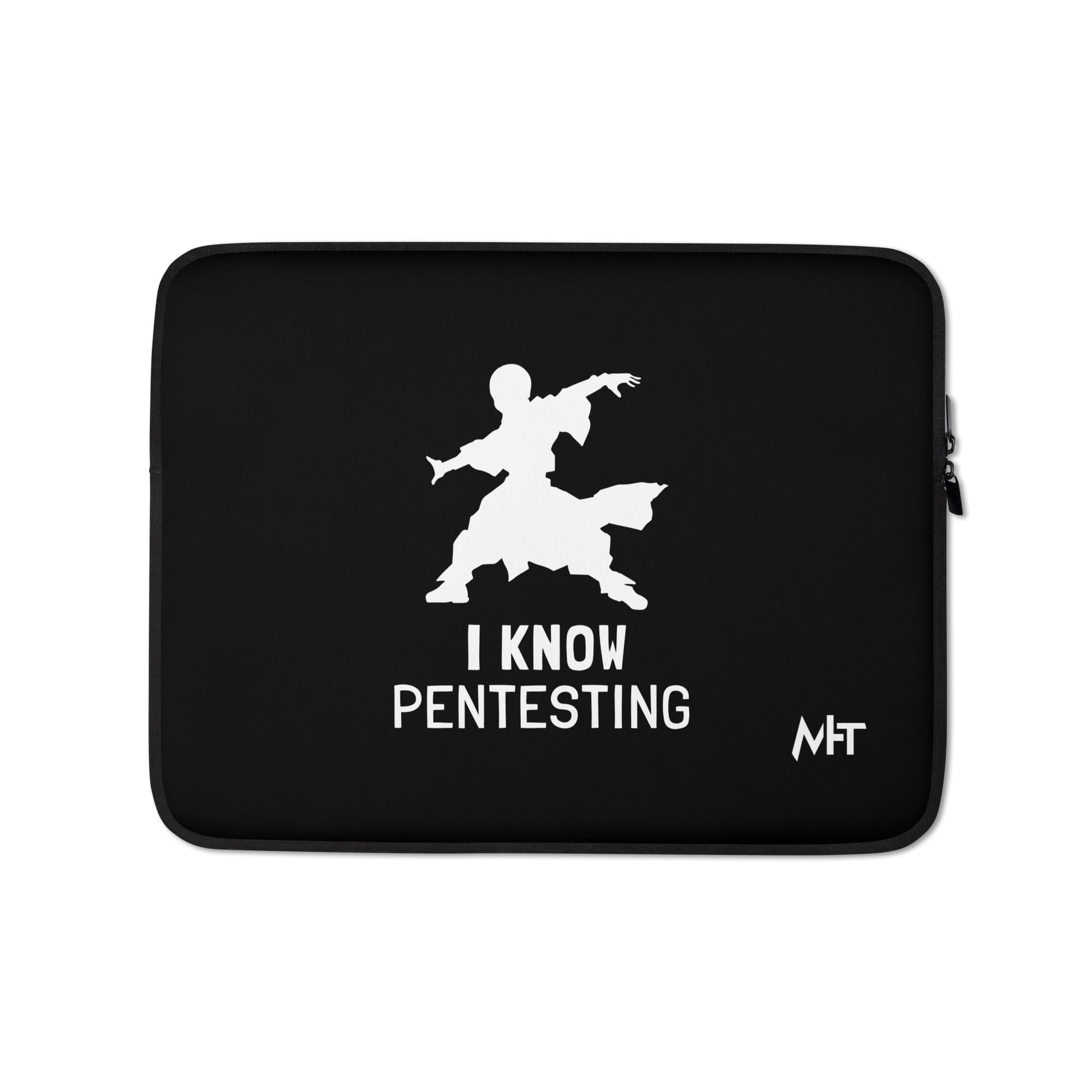 I Know Pentesting - Laptop Sleeve by DarkByteGear