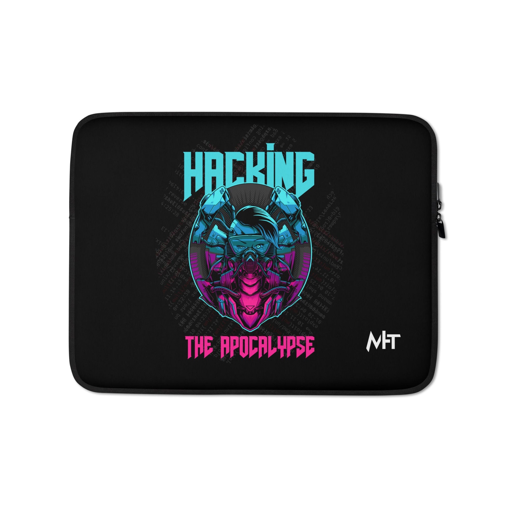 Hacking the apocalypse V2 - Laptop Sleeve by DarkByteGear