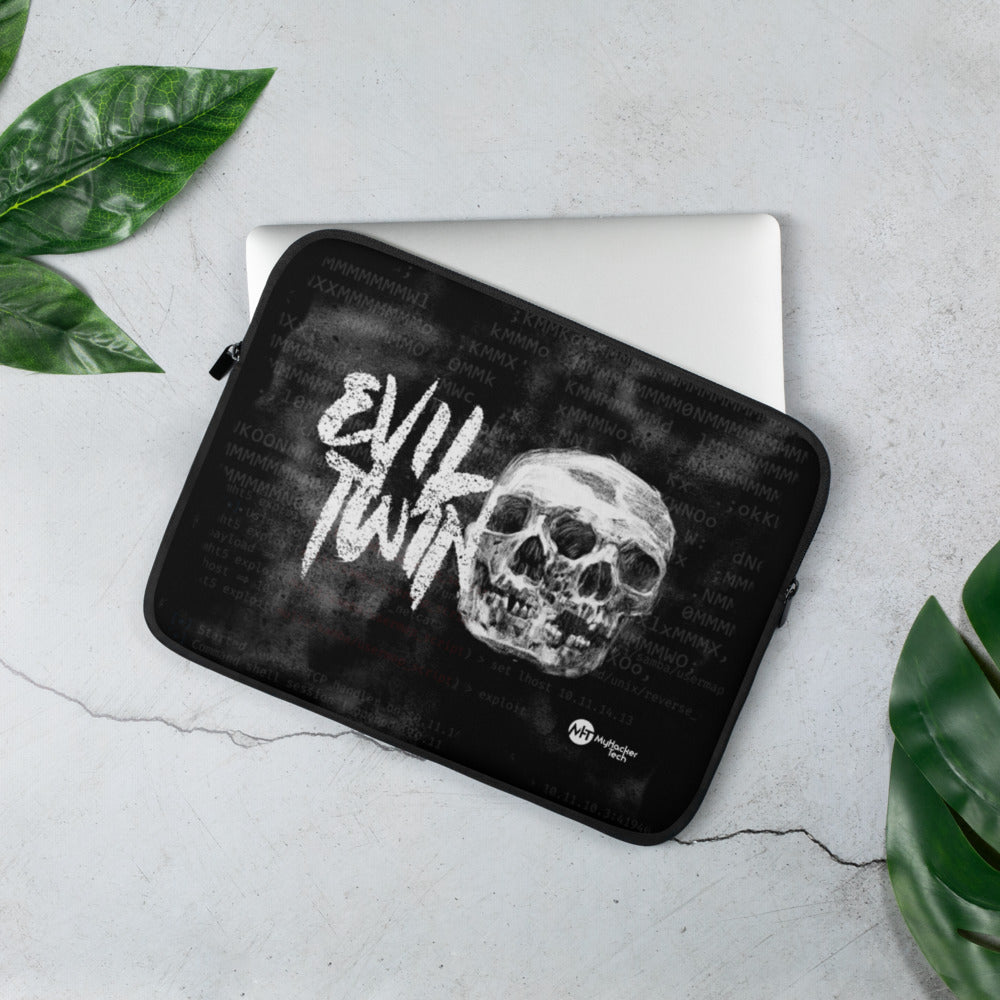 Evil twin - Laptop Sleeve by DarkByteGear