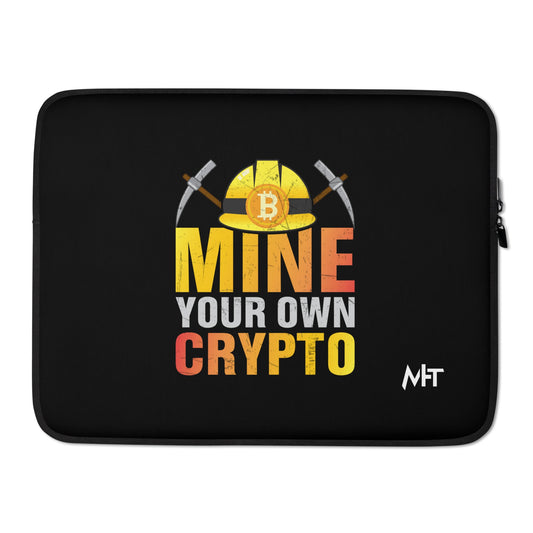 Mine your own Crypto - Laptop Sleeve by DarkByteGear