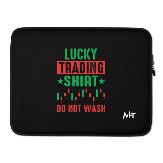 Lucky trading shirt do not Wash - Laptop Sleeve by DarkByteGear