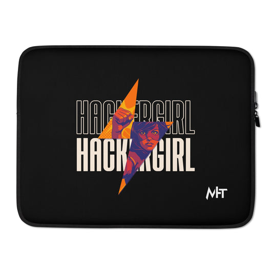 Hacker Girl V1 - Laptop Sleeve by DarkByteGear