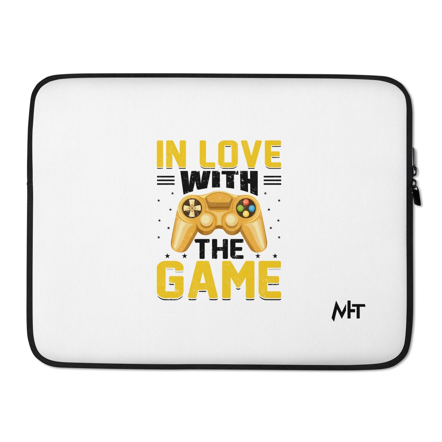 In Love With The Game in Dark Text - Laptop Sleeve by DarkByteGear