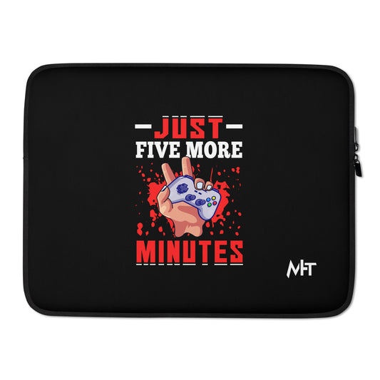 Just 5 more Minutes Rima - Laptop Sleeve by DarkByteGear