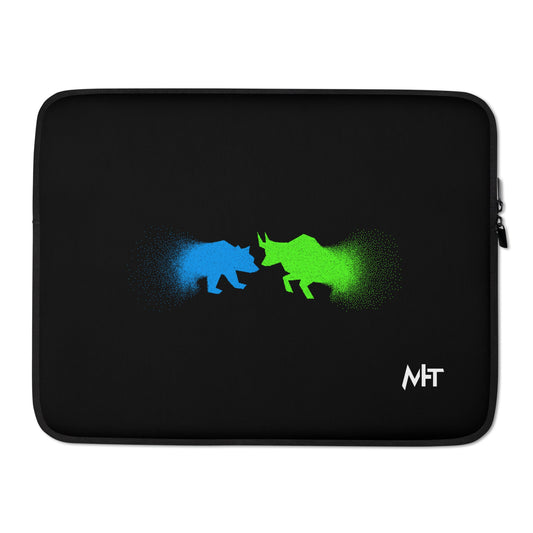 Bearish And Bullish (DB) - Laptop Sleeve by DarkByteGear