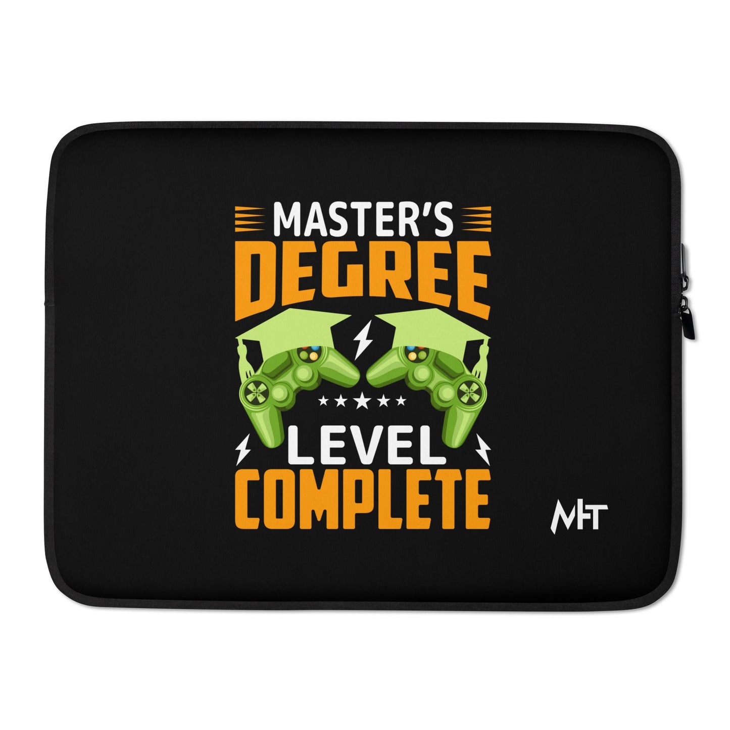 Master's Degree Level Complete - Laptop Sleeve by DarkByteGear