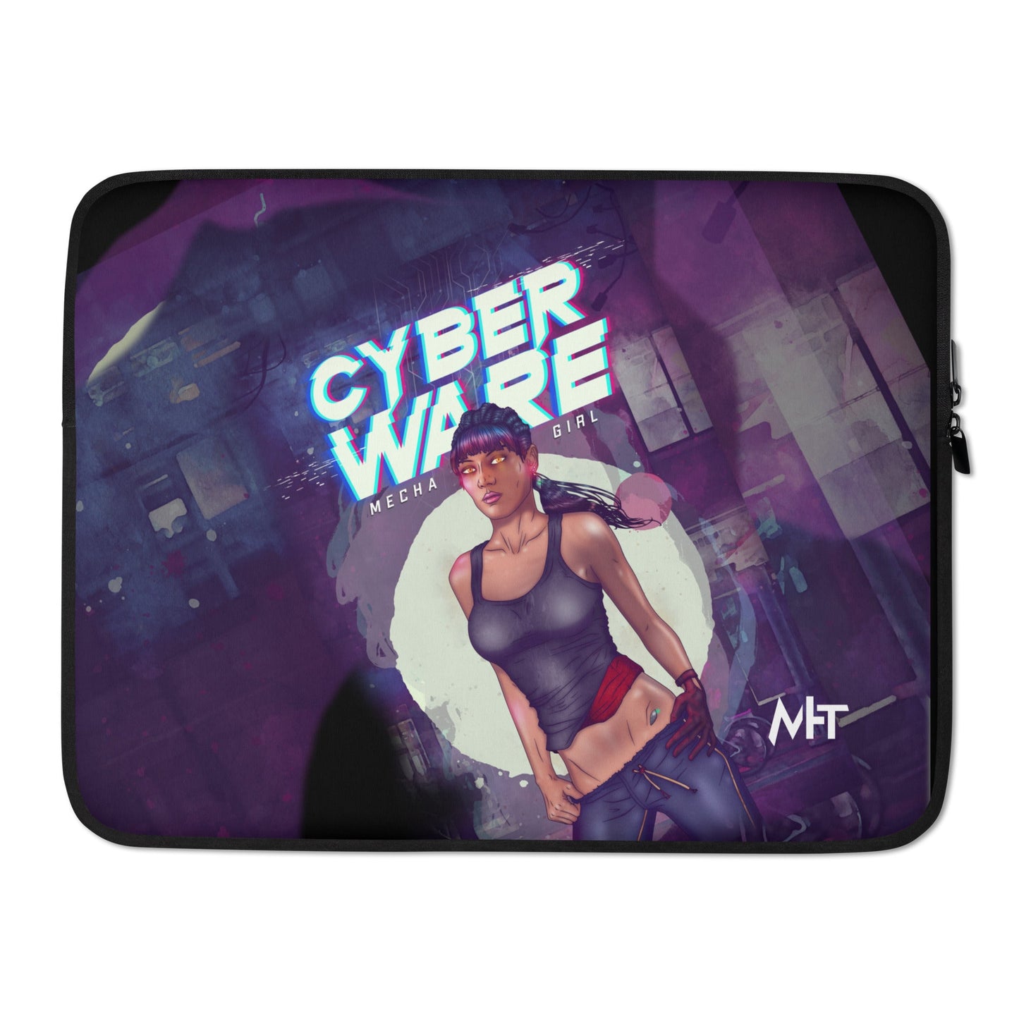 Cyberware Mecha Girl - Laptop Sleeve by DarkByteGear
