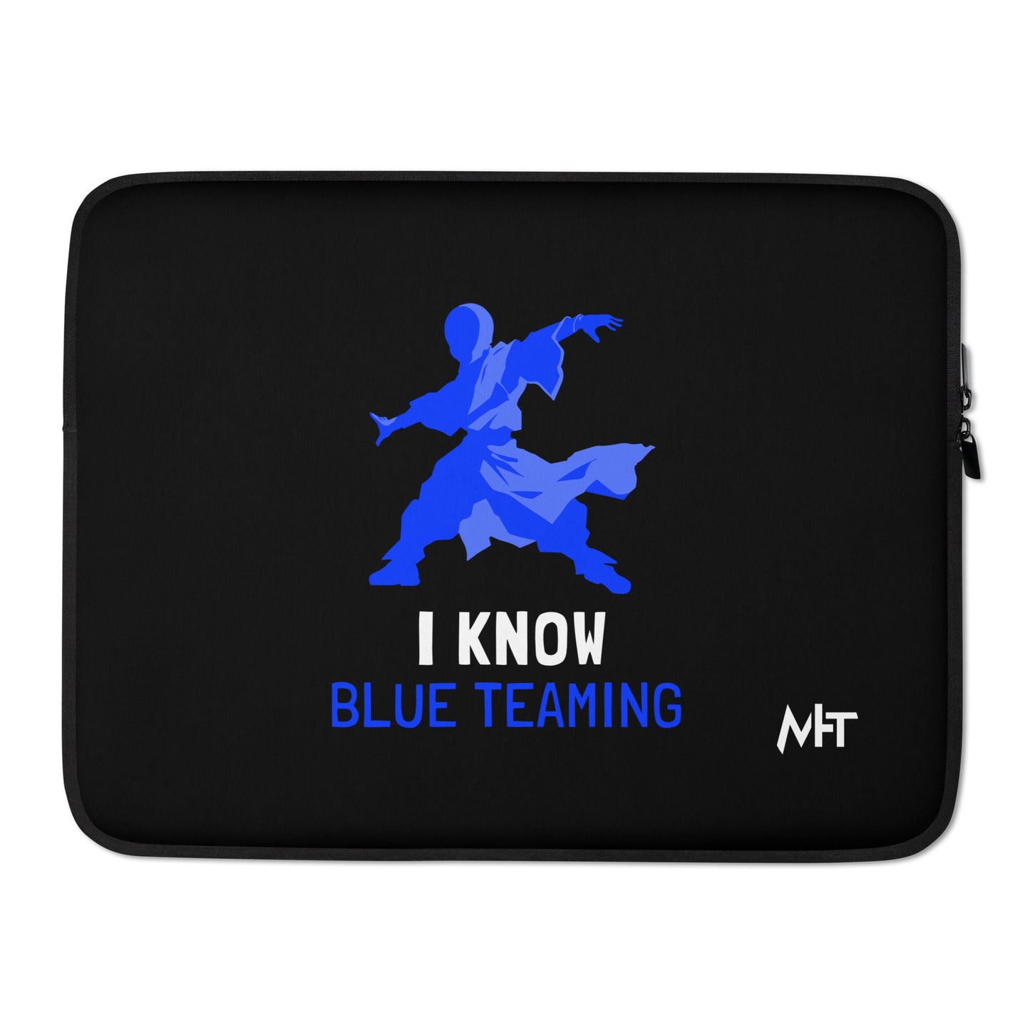 I Know Blue Teaming - Laptop Sleeve by DarkByteGear