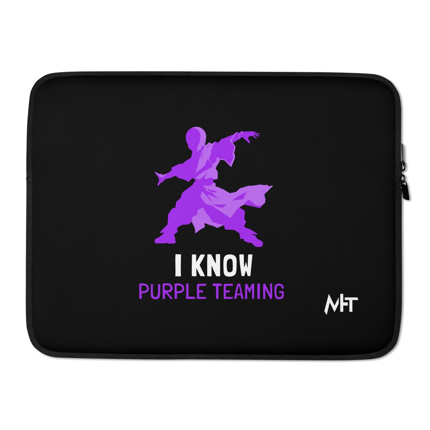 I Know Purple Teaming - Laptop Sleeve by DarkByteGear