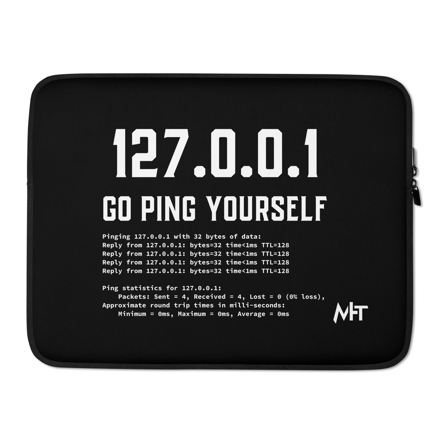 Go ping yourself - Laptop Sleeve by DarkByteGear