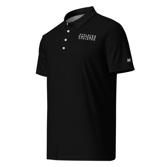 Athletes Empower Athletes - Men’s slim fit polo by DarkByteGear