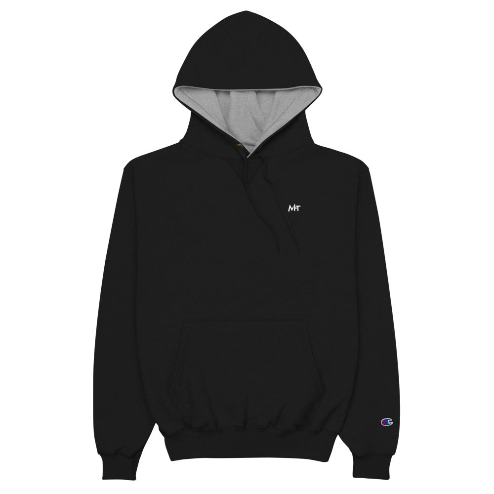 On the 8th day God created hackers - Champion Hoodie by DarkByteGear