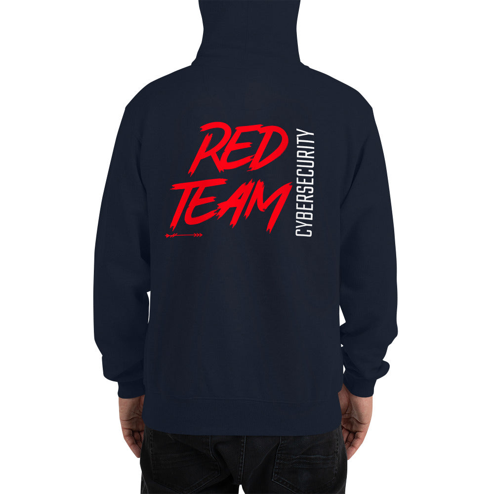 Cyber Security Red Team v6 - Champion Hoodie (back print) by DarkByteGear