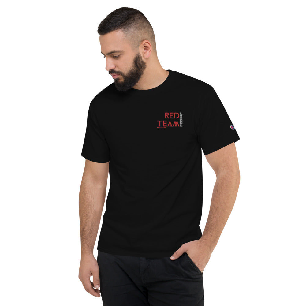 Cyber Security Red Team v4 - Men's Champion T-Shirt Embroidered by DarkByteGear