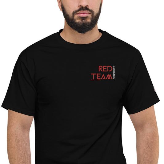 Cyber Security Red Team v4 - Men's Champion T-Shirt Embroidered by DarkByteGear