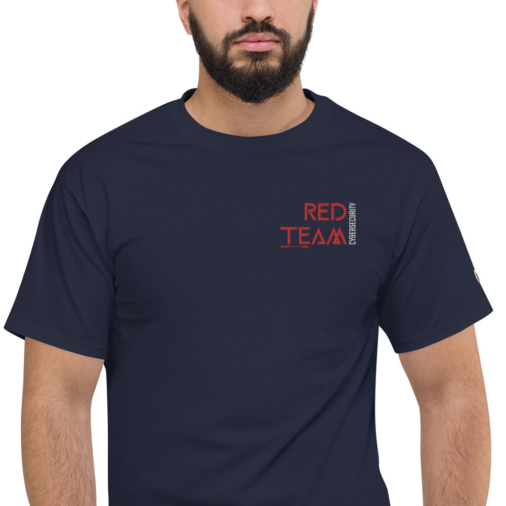 Cyber Security Red Team v4 - Men's Champion T-Shirt Embroidered by DarkByteGear