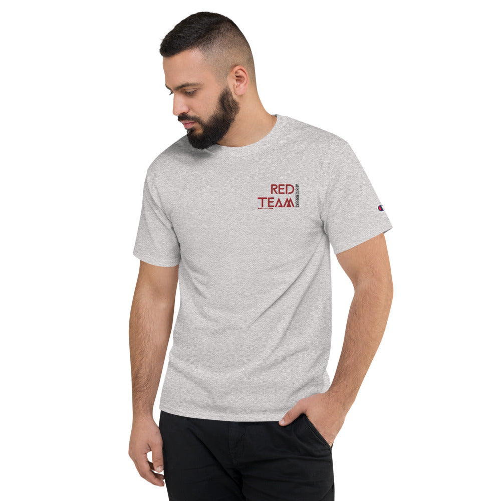 Cyber Security Red Team v4 - Men's Champion T-Shirt Embroidered by DarkByteGear