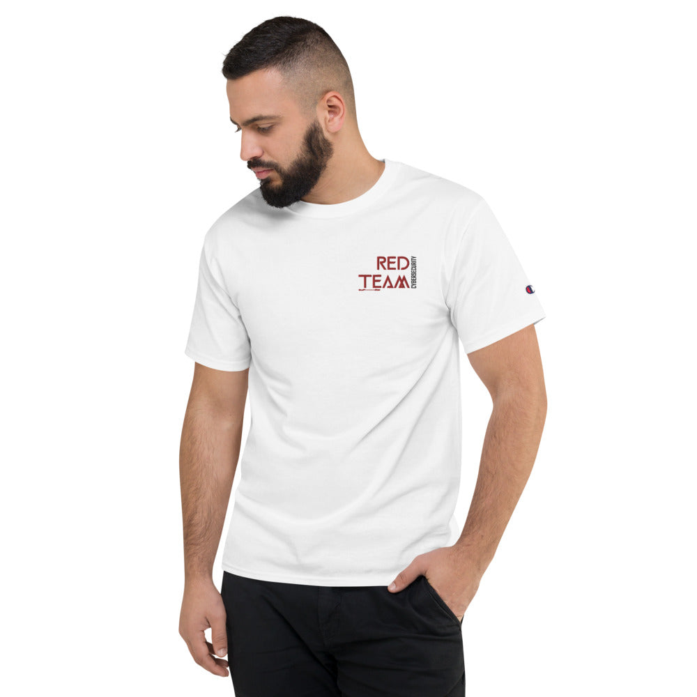 Cyber Security Red Team v4 - Men's Champion T-Shirt Embroidered by DarkByteGear