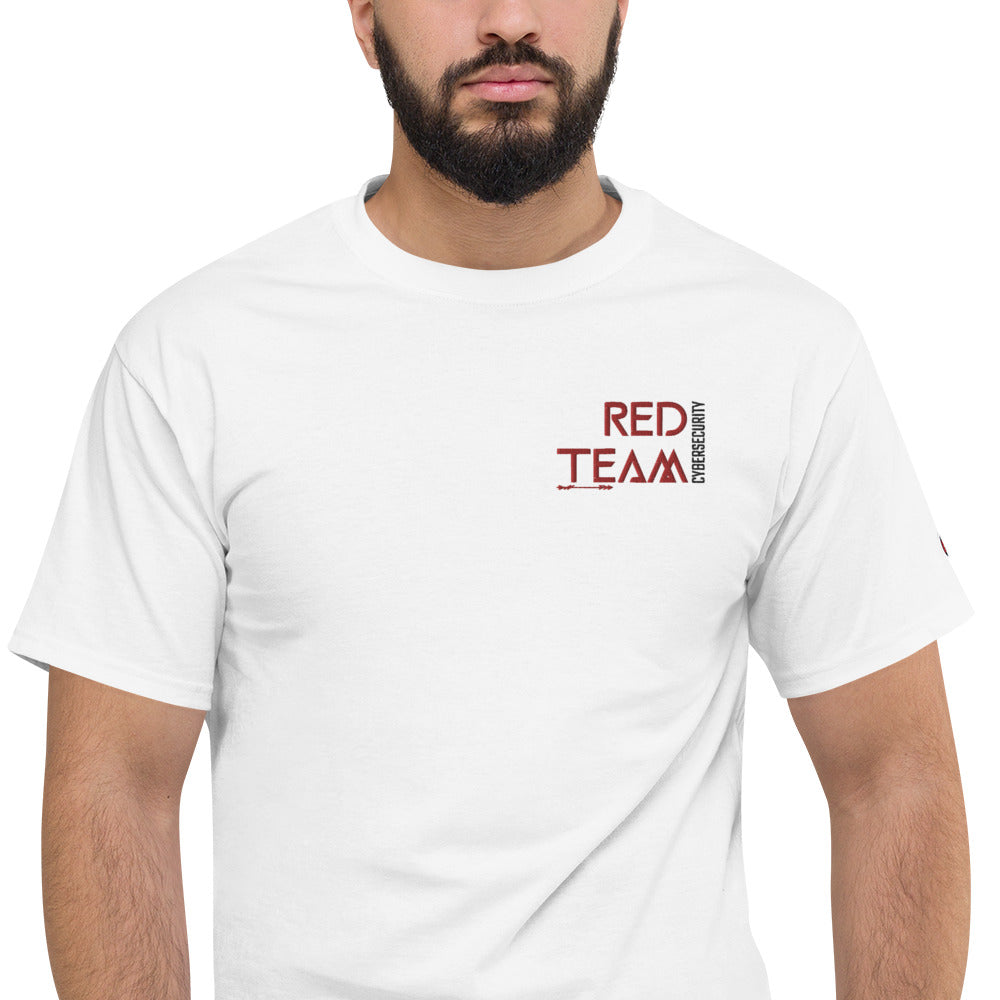 Cyber Security Red Team v4 - Men's Champion T-Shirt Embroidered by DarkByteGear