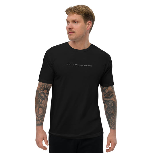 Athletes Empower Athletes - Short Sleeve T-shirt by DarkByteGear