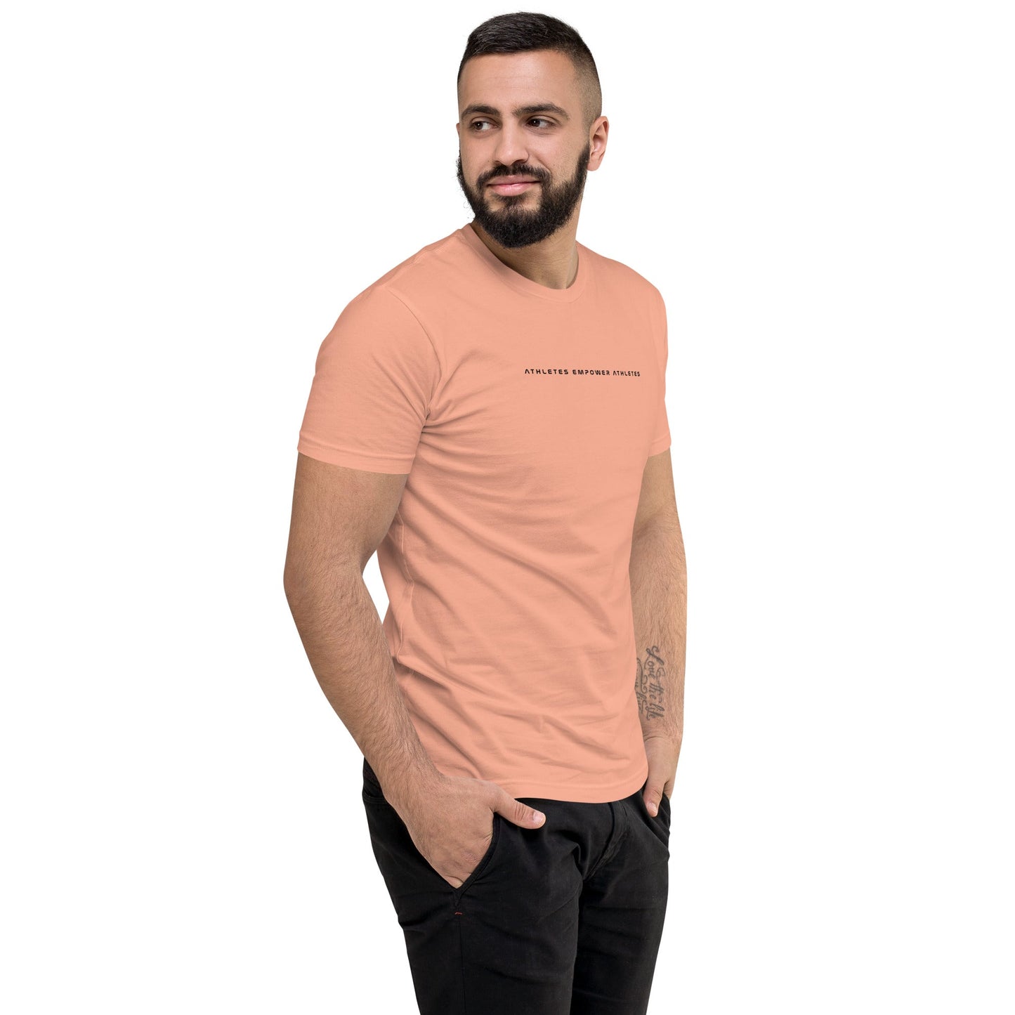 Athletes Empower Athletes - Short Sleeve T-shirt by DarkByteGear