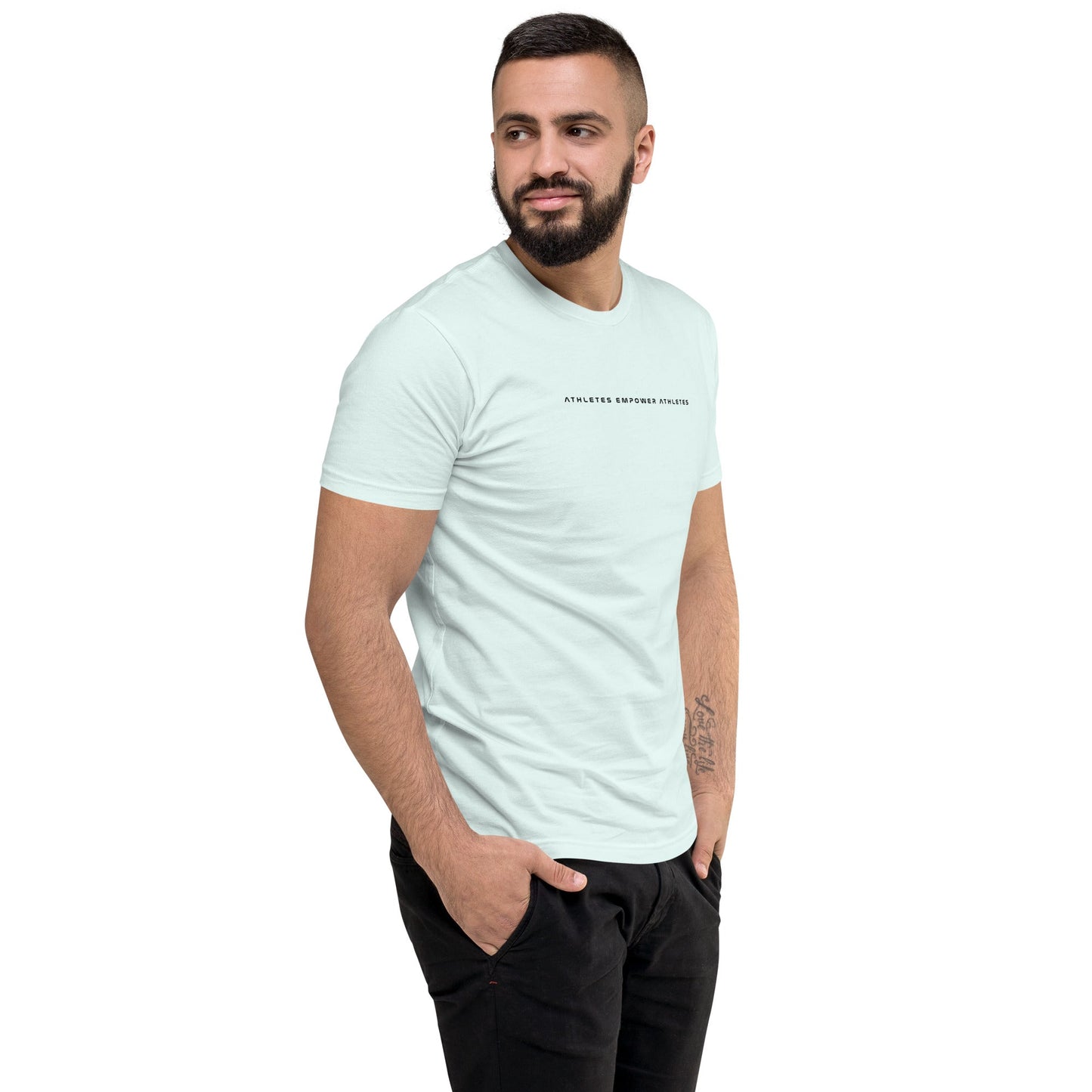 Athletes Empower Athletes - Short Sleeve T-shirt by DarkByteGear