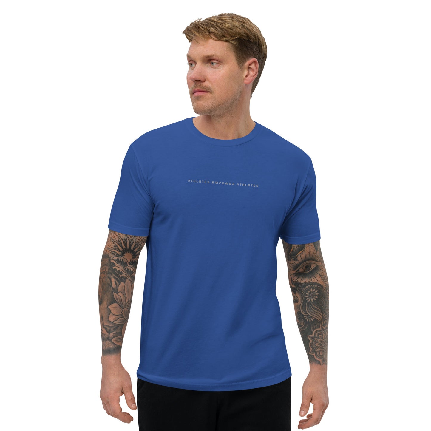 Athletes Empower Athletes - Short Sleeve T-shirt by DarkByteGear
