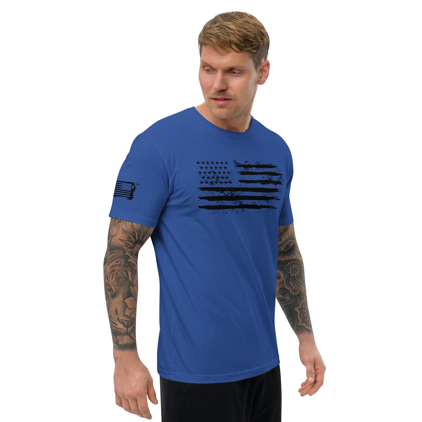 Iron American Patriot - Short Sleeve T-shirt by DarkByteGear