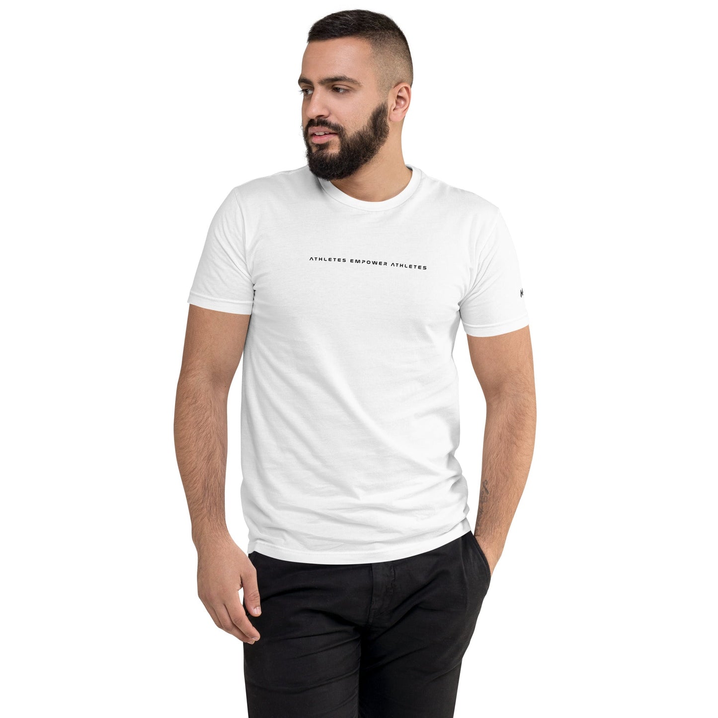 Athletes Empower Athletes - Short Sleeve T-shirt by DarkByteGear
