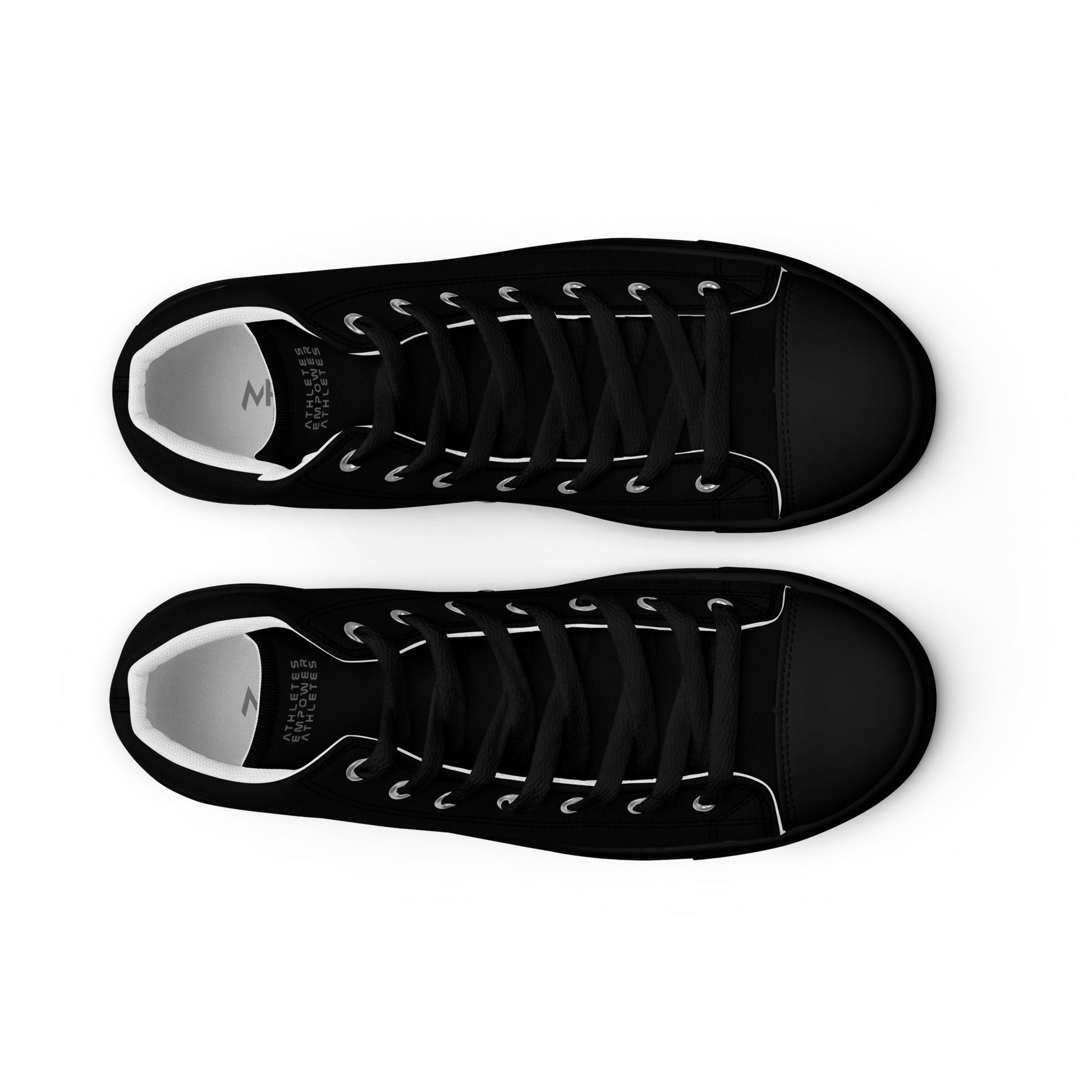 Athletes Empower Athletes - Men’s high top canvas shoes by DarkByteGear