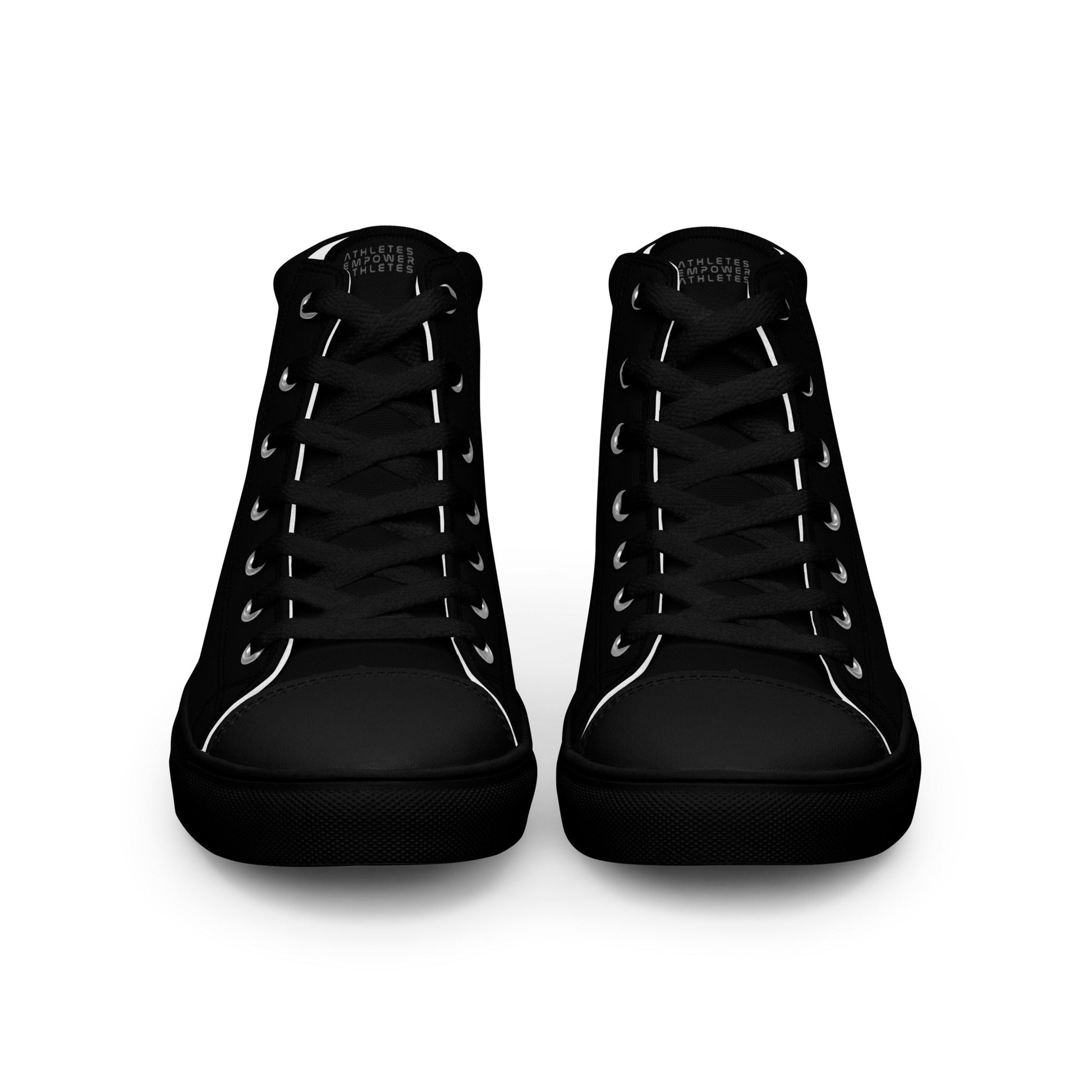 Athletes Empower Athletes - Men’s high top canvas shoes by DarkByteGear