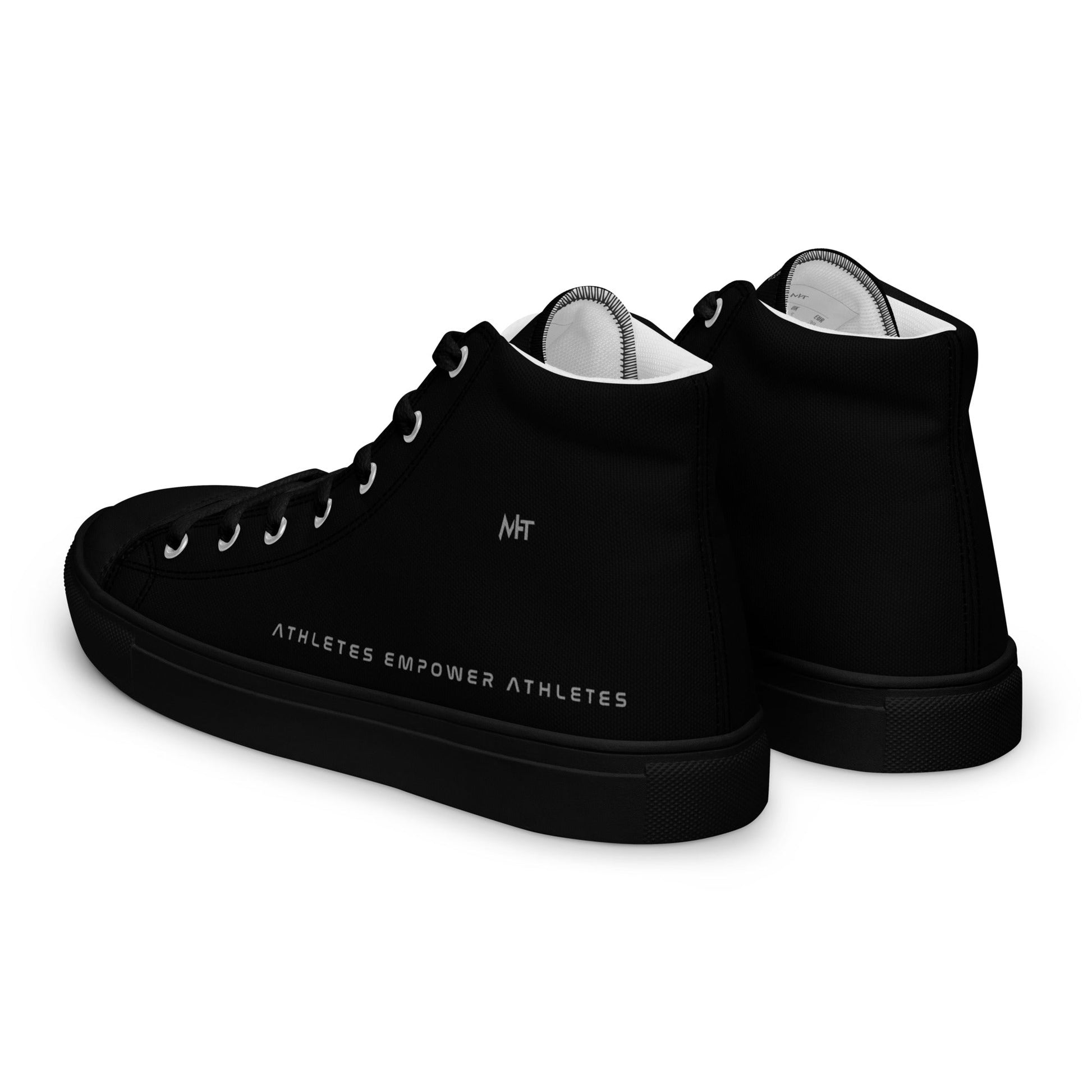 Athletes Empower Athletes - Men’s high top canvas shoes by DarkByteGear