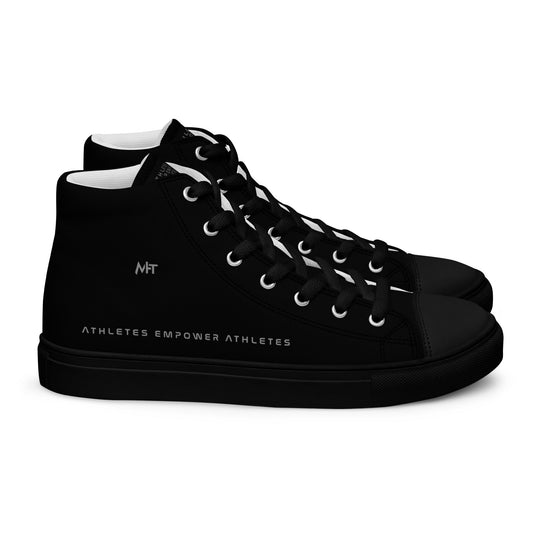 Athletes Empower Athletes - Men’s high top canvas shoes by DarkByteGear