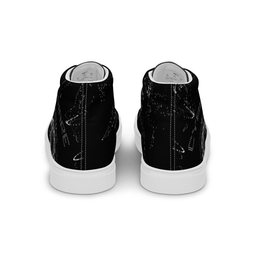 Cyberware - Men’s high top canvas shoes by DarkByteGear