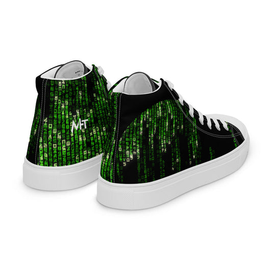 The source code - Men’s high top canvas shoes by DarkByteGear