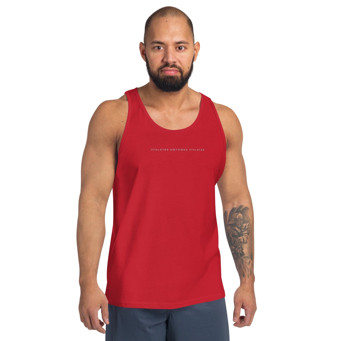 Athletes Empower Athletes - Men's Tank Top by DarkByteGear