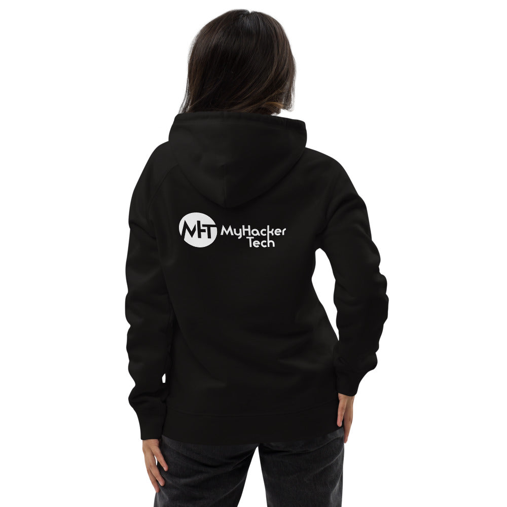 MyHackerTech Classic - Unisex pullover hoodie (with back design) by DarkByteGear