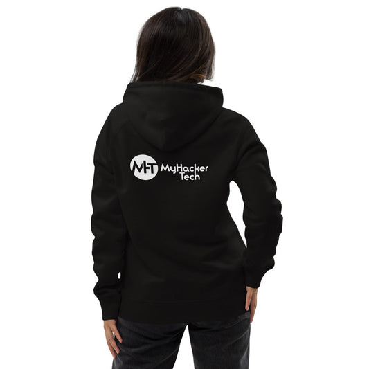 MyHackerTech Classic - Unisex pullover hoodie (with back design) by DarkByteGear