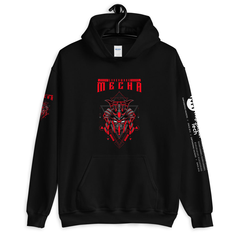 CyberWare Mecha - Unisex Hoodie (all sides print) by DarkByteGear