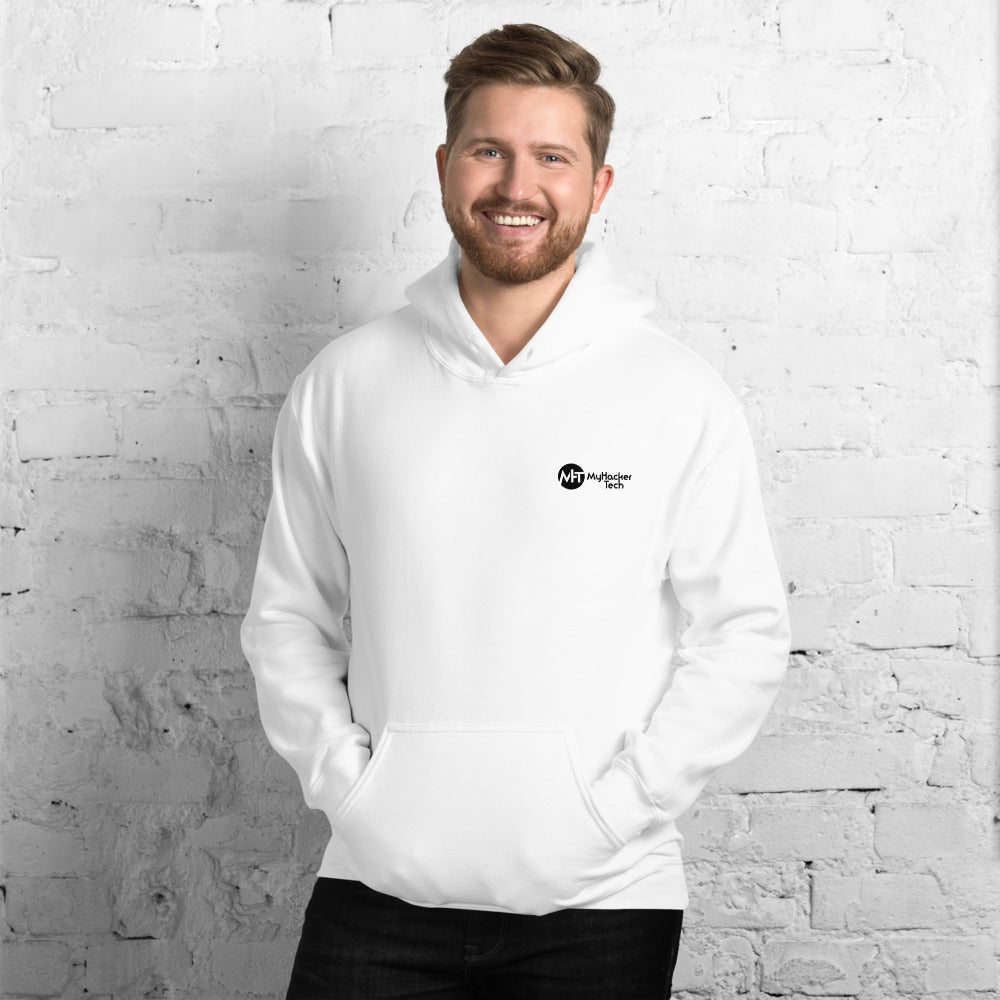 MyHackerTech Classic - Unisex Hoodie ( with back design) by DarkByteGear