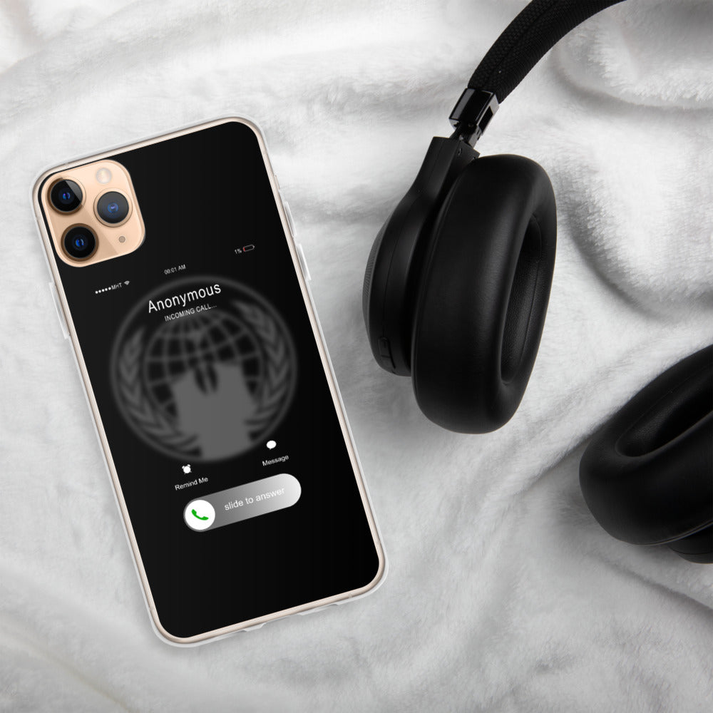 Anonymous incoming call - iPhone Case by DarkByteGear