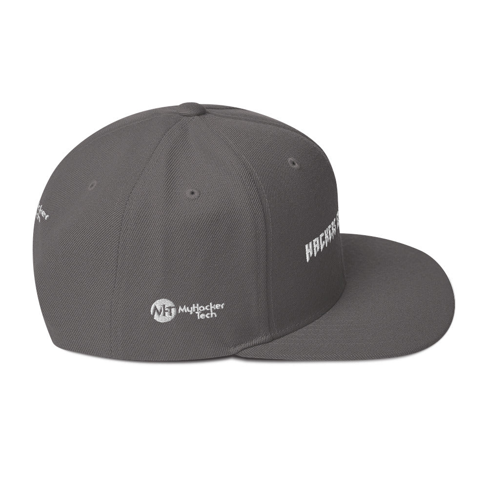 Hackers empower hackers - Snapback Hat by DarkByteGear