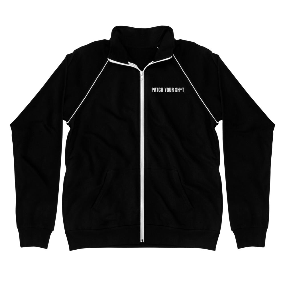 PATCH YOUR SH*T - Piped Fleece Jacket by DarkByteGear