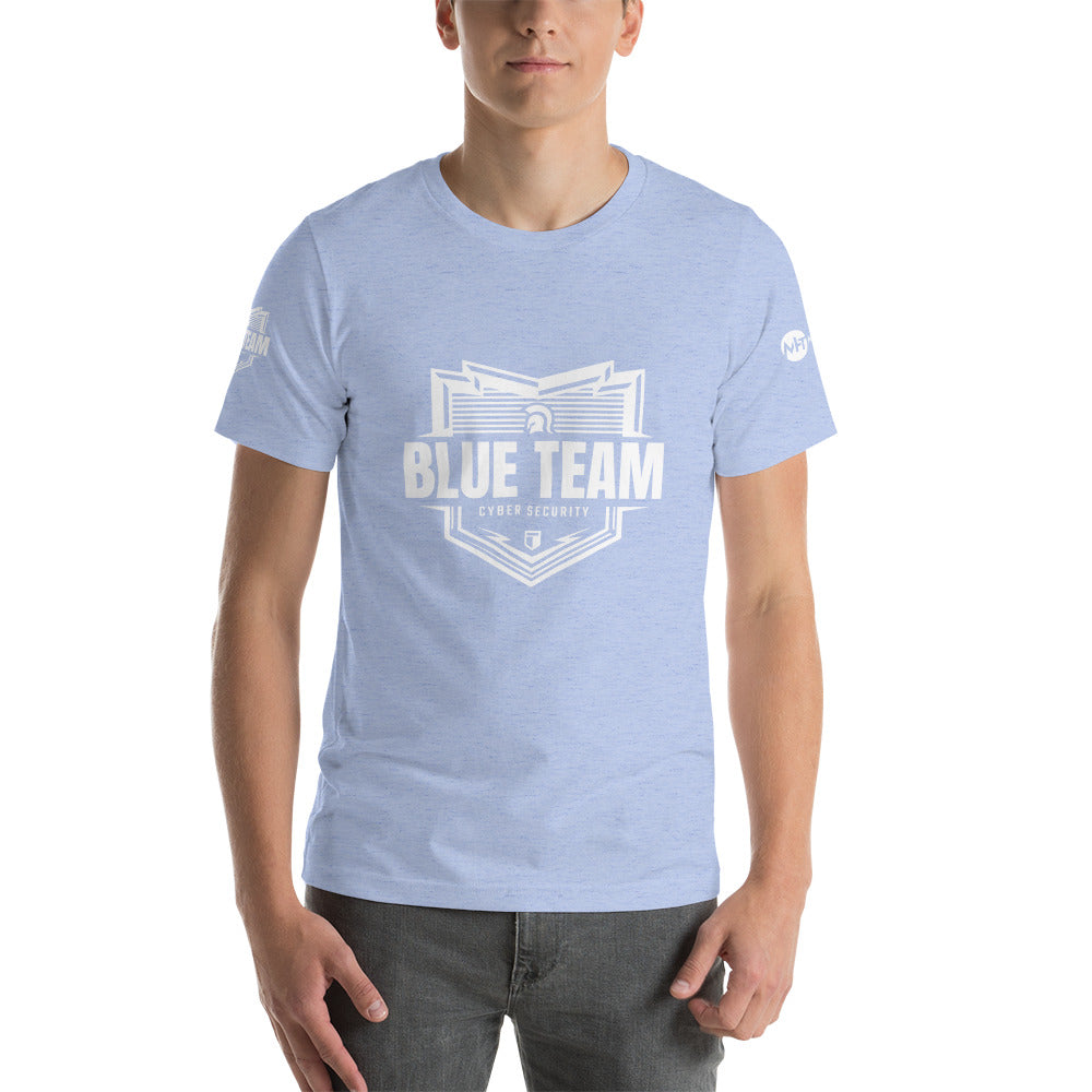 Cyber Security Blue Team v1 - Short-Sleeve Unisex T-Shirt by DarkByteGear