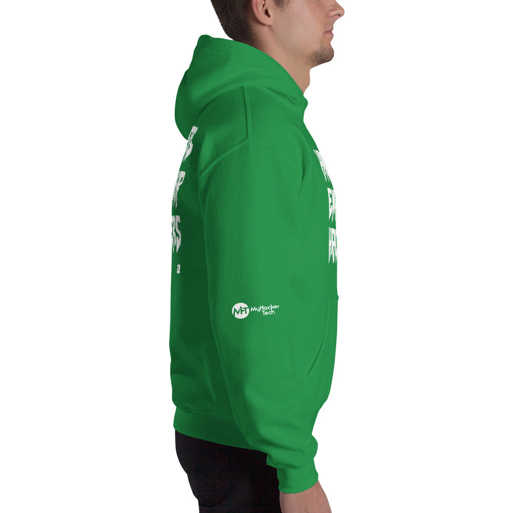 Hackers empower hackers - Unisex Hoodie by DarkByteGear