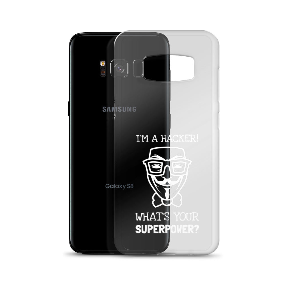 I'm a hacker! What's your superpower? - Samsung Case by DarkByteGear