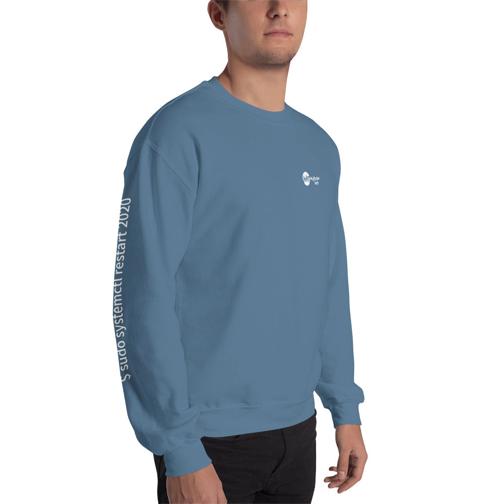 $ sudo systemctl restart 2020 - Unisex Sweatshirt (with all sides design ) by DarkByteGear