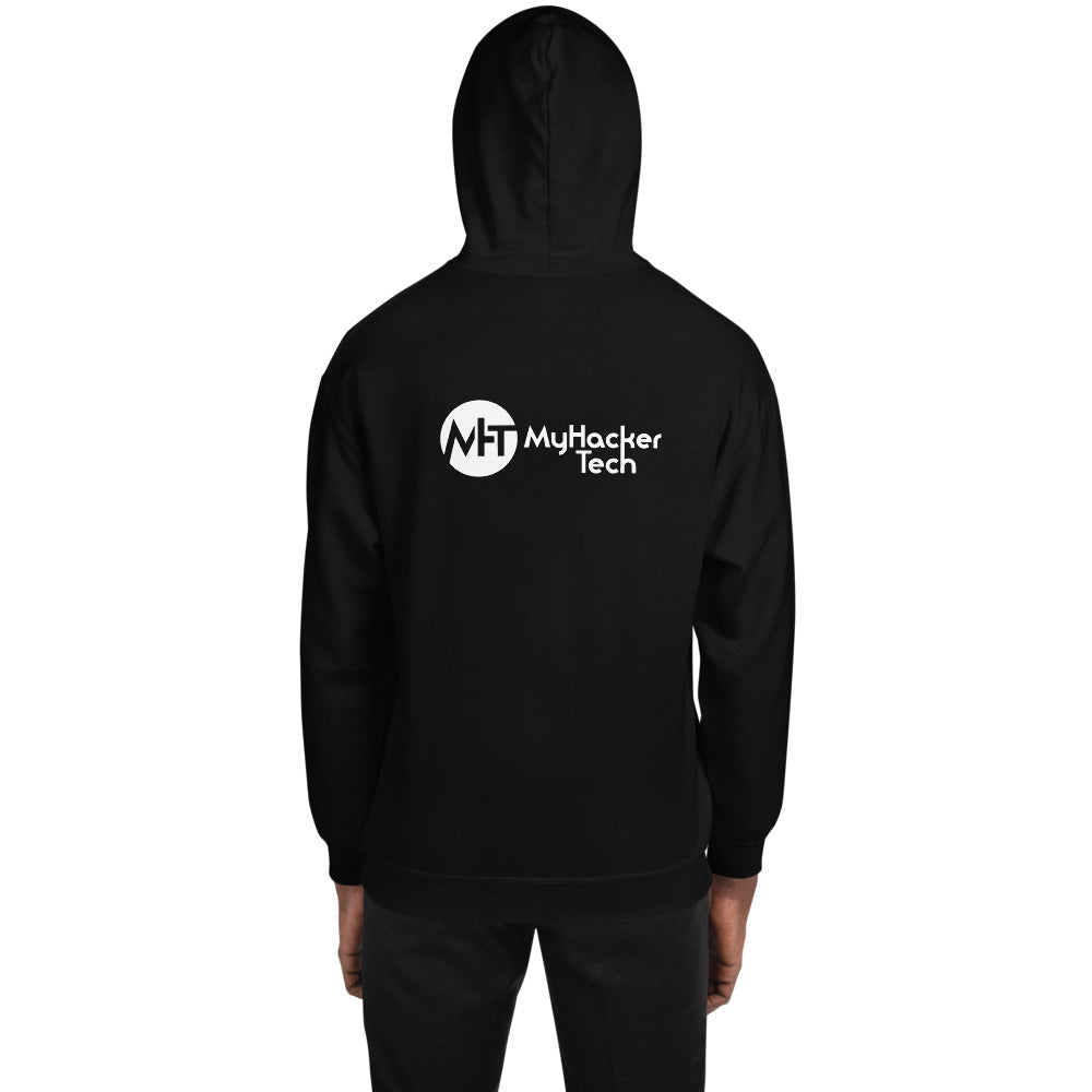 MyHackerTech Classic - Unisex Hoodie (with back design) by DarkByteGear